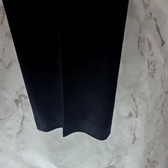 Exclusively Misook Pants Womens Medium Black High Rise Acryllic Dress Pull On - Picture 4 of 10